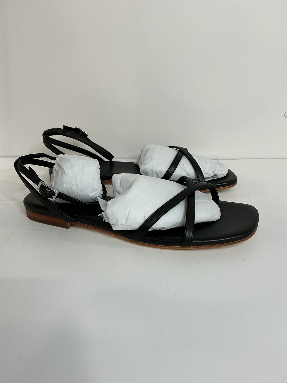 Italian Leather Ankle Strap Sandal